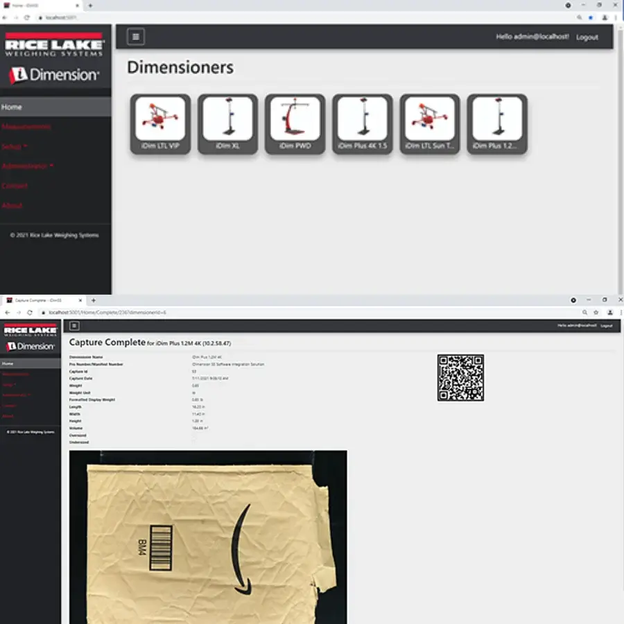 iDimension SS Integration Software